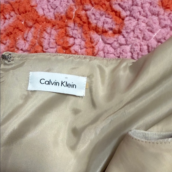 Calvin Klein Beige Midi Dress - Picture 3 of 4